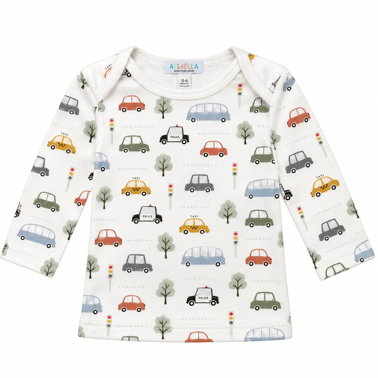 All4Ella Organic Clothing Set 6pcs - City Patrol