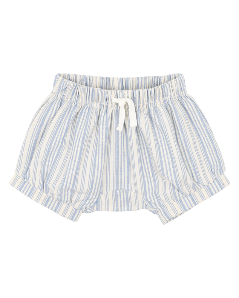 Fox & Finch Puffin Stripe Shorts - Blue Stripe