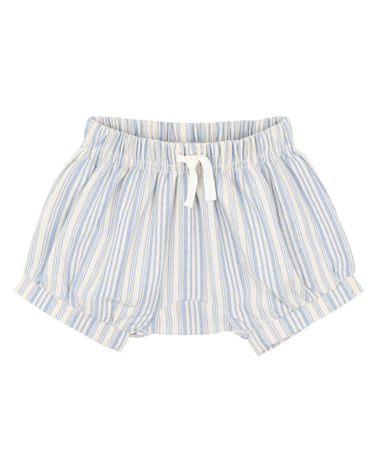 Fox & Finch Puffin Stripe Shorts - Blue Stripe