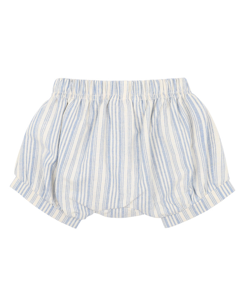 Fox & Finch Puffin Stripe Shorts - Blue Stripe