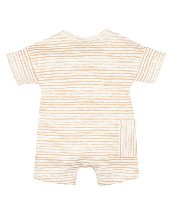 Fox & Finch Lion Stripe SS Romper