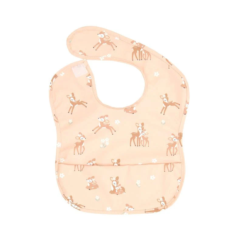 All4Ella Recycled Pouch Bib - Fawn