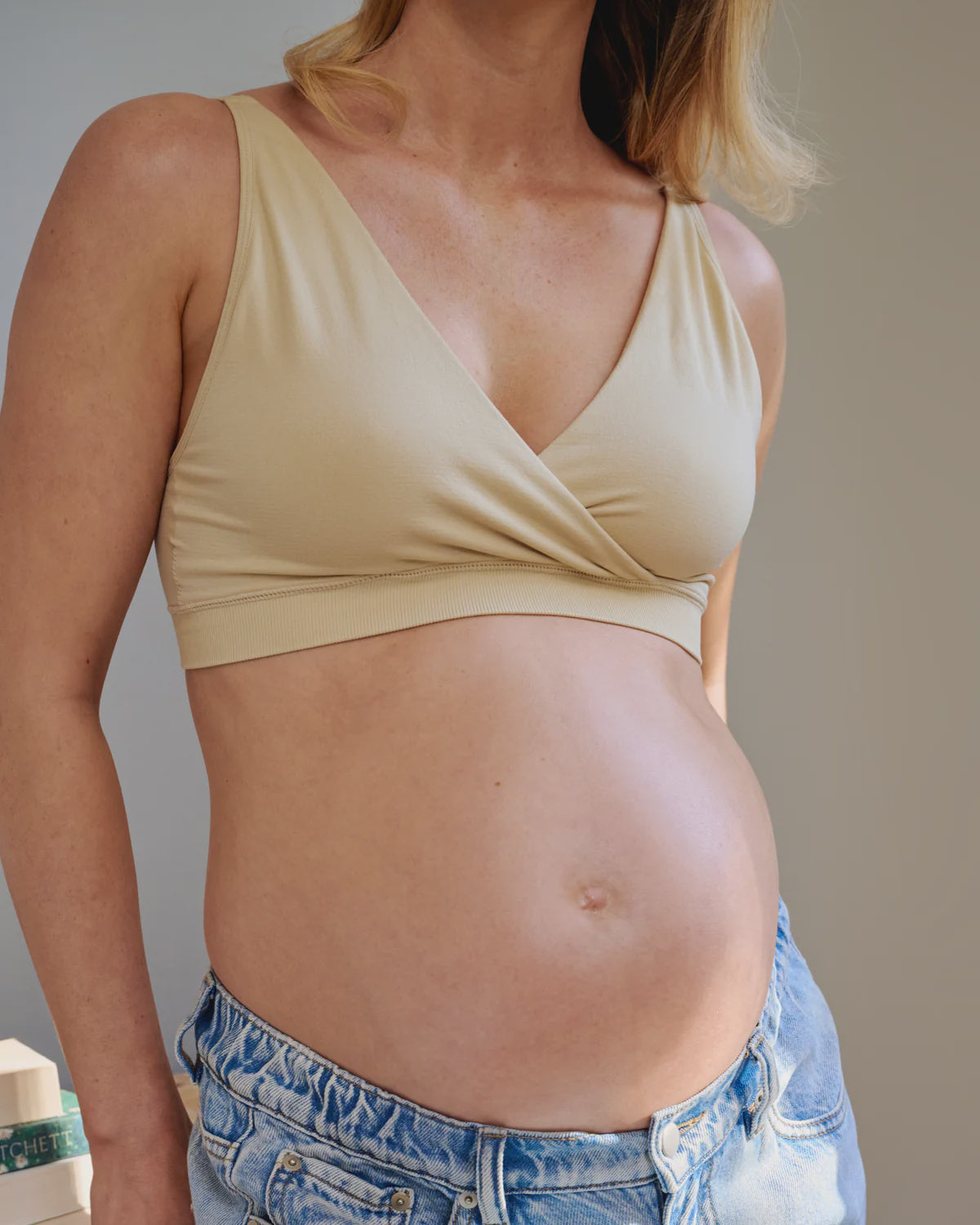 Ripe Seamless Nursing Bralette - Natural