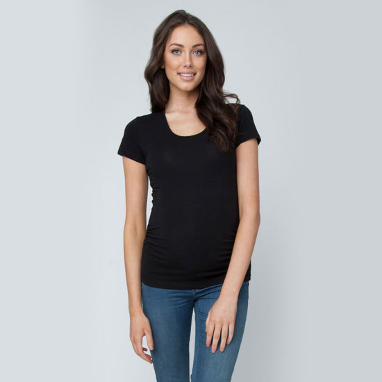 Ripe Organic Tube Tee Short Sleeve - Black