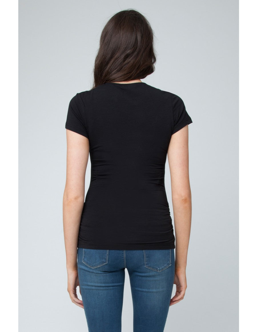 Ripe Organic Tube Tee Short Sleeve - Black