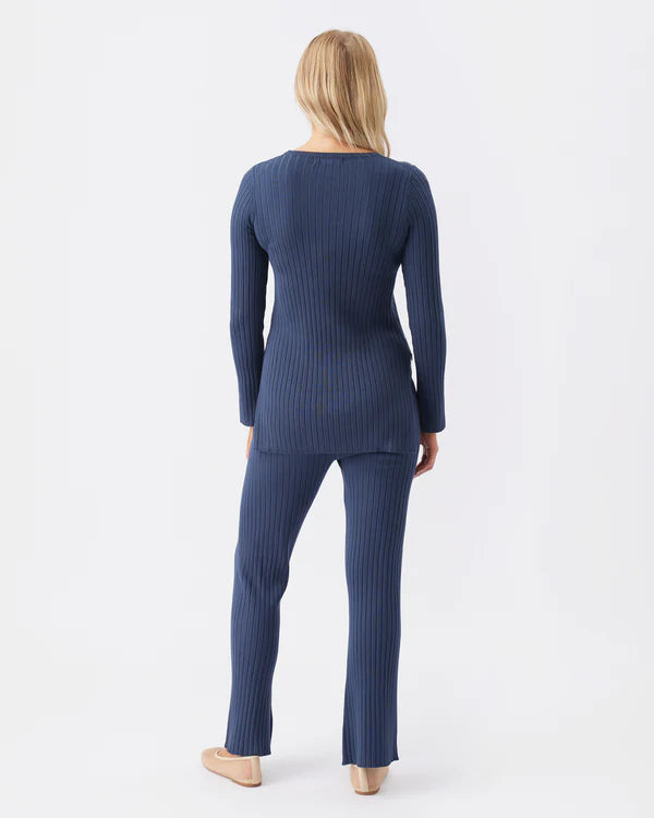 Ripe Stella Rib Nursing Knit - French Navy