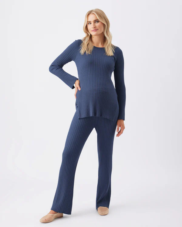 Ripe Stella Rib Nursing Knit - French Navy