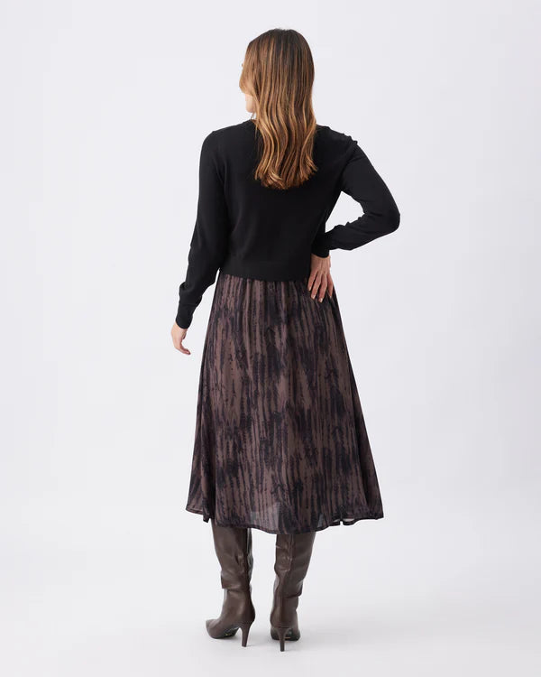 Ripe Maia Detachable Nursing Dress - Black / Mocha