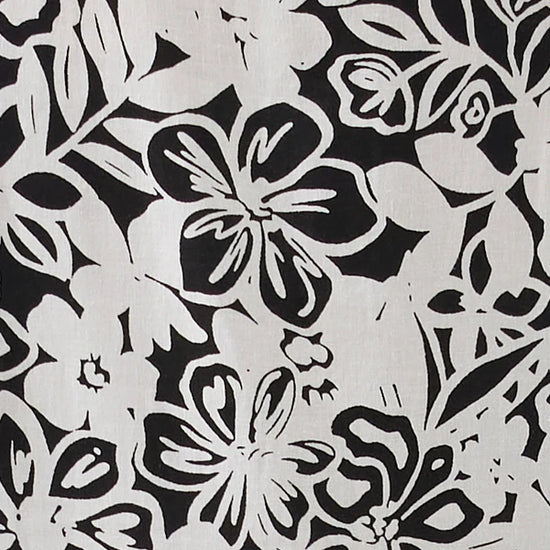 Ripe Nahla Linen Dress - Black/White