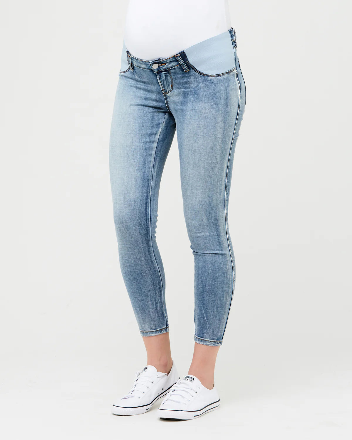 Ripe Isla Ankle Grazer Jegging - Pale Blue