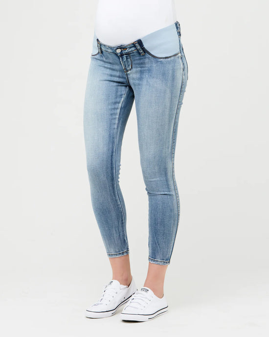 Ripe Isla Ankle Grazer Jegging - Pale Blue