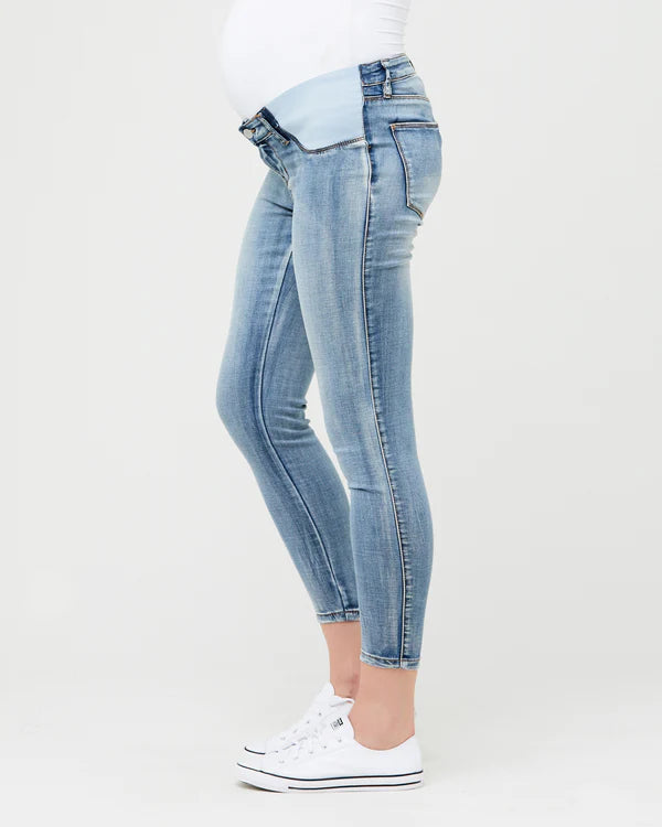 Ripe Isla Ankle Grazer Jegging - Pale Blue