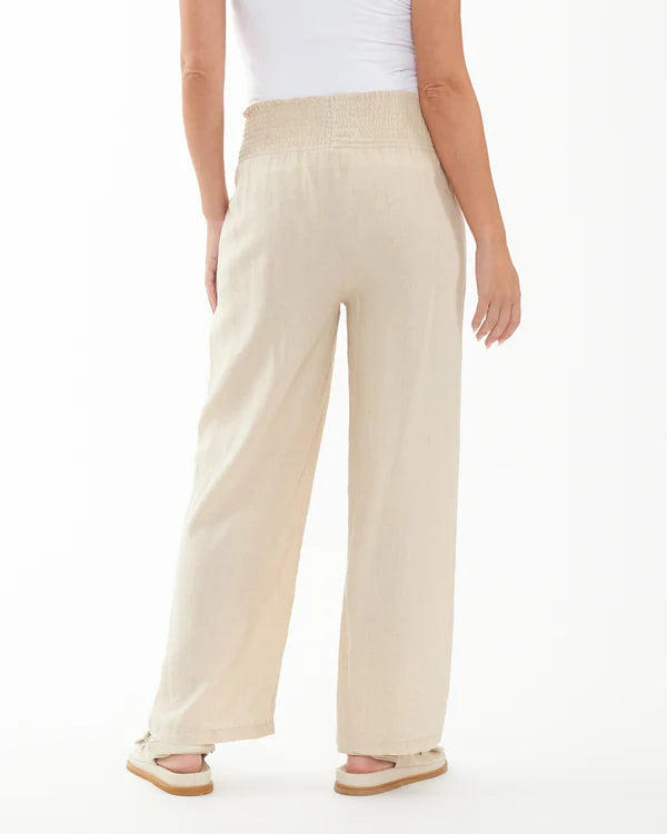 Ripe Indi Wide Leg Pant - Natural