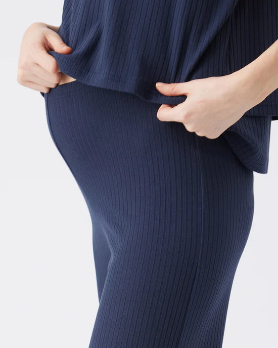 Ripe Cindy Rib Pant - Navy