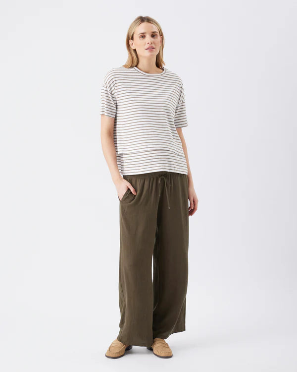 Ripe Marlow Shirred Pant - Khaki