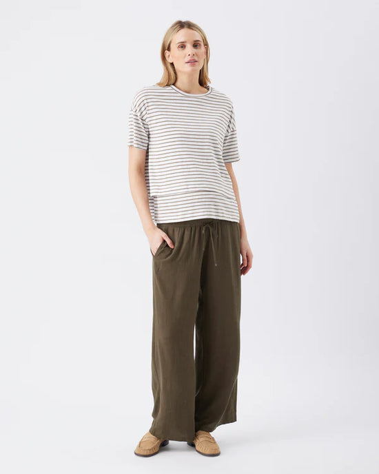 Ripe Marlow Shirred Pant - Khaki