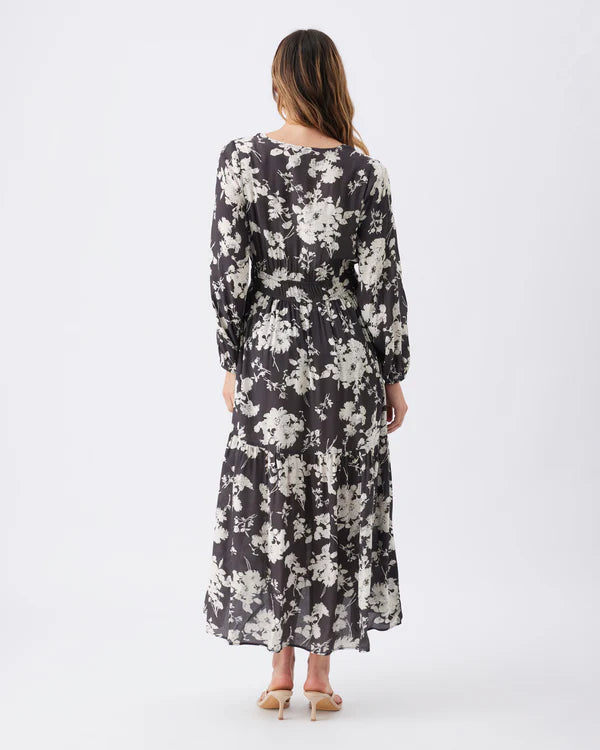 Ripe Drew Maxi Dress - Black / White