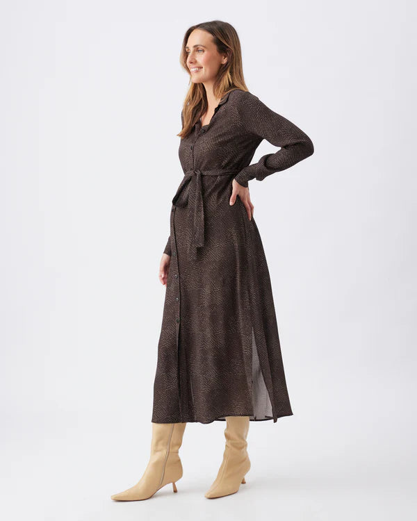 Ripe Helena Shirt Dress - Chocolate
