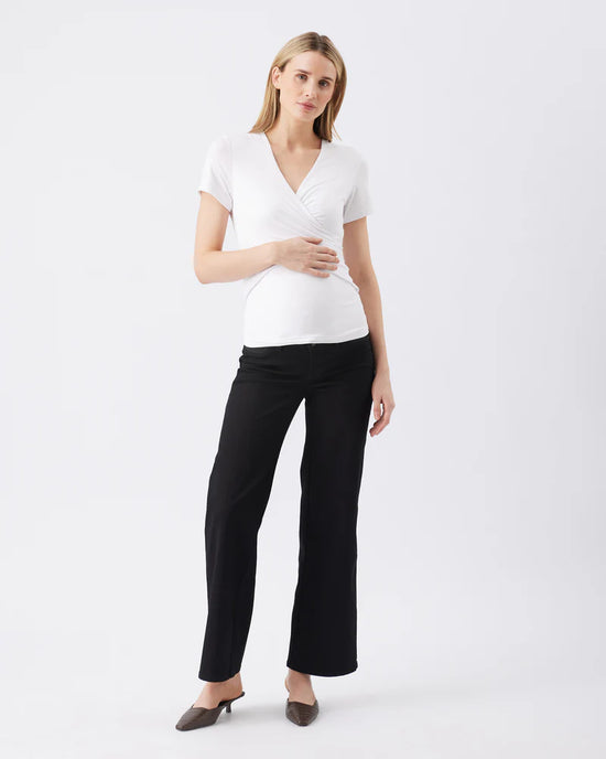 Ripe Kyle Wide Leg Jean - Black