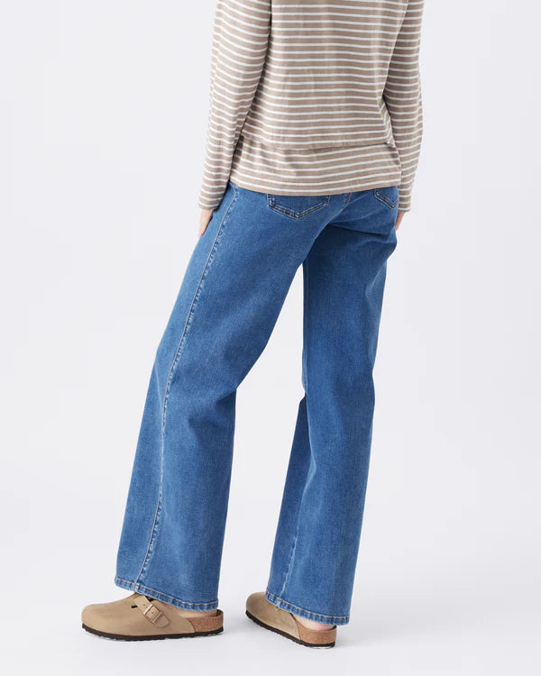 Ripe Kyle Wide Leg Jean - True Blue