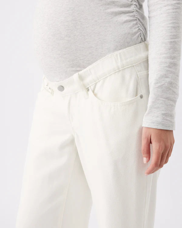 Ripe Billie Elastic Waist Jean - Ecru