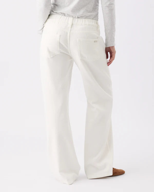 Ripe Billie Elastic Waist Jean - Ecru