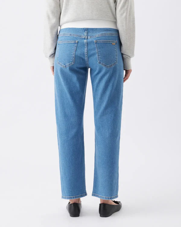 Ripe Teddy Straight Jean - Classic Blue