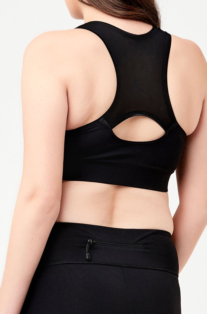 Ripe Active Nursing Crop Top - Black