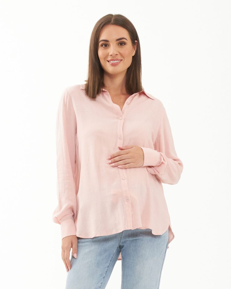 Ripe Clara Relaxed Shirt - Soft Pink