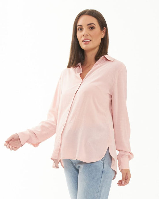 Ripe Clara Relaxed Shirt - Soft Pink