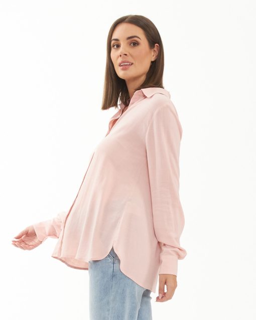 Ripe Clara Relaxed Shirt - Soft Pink