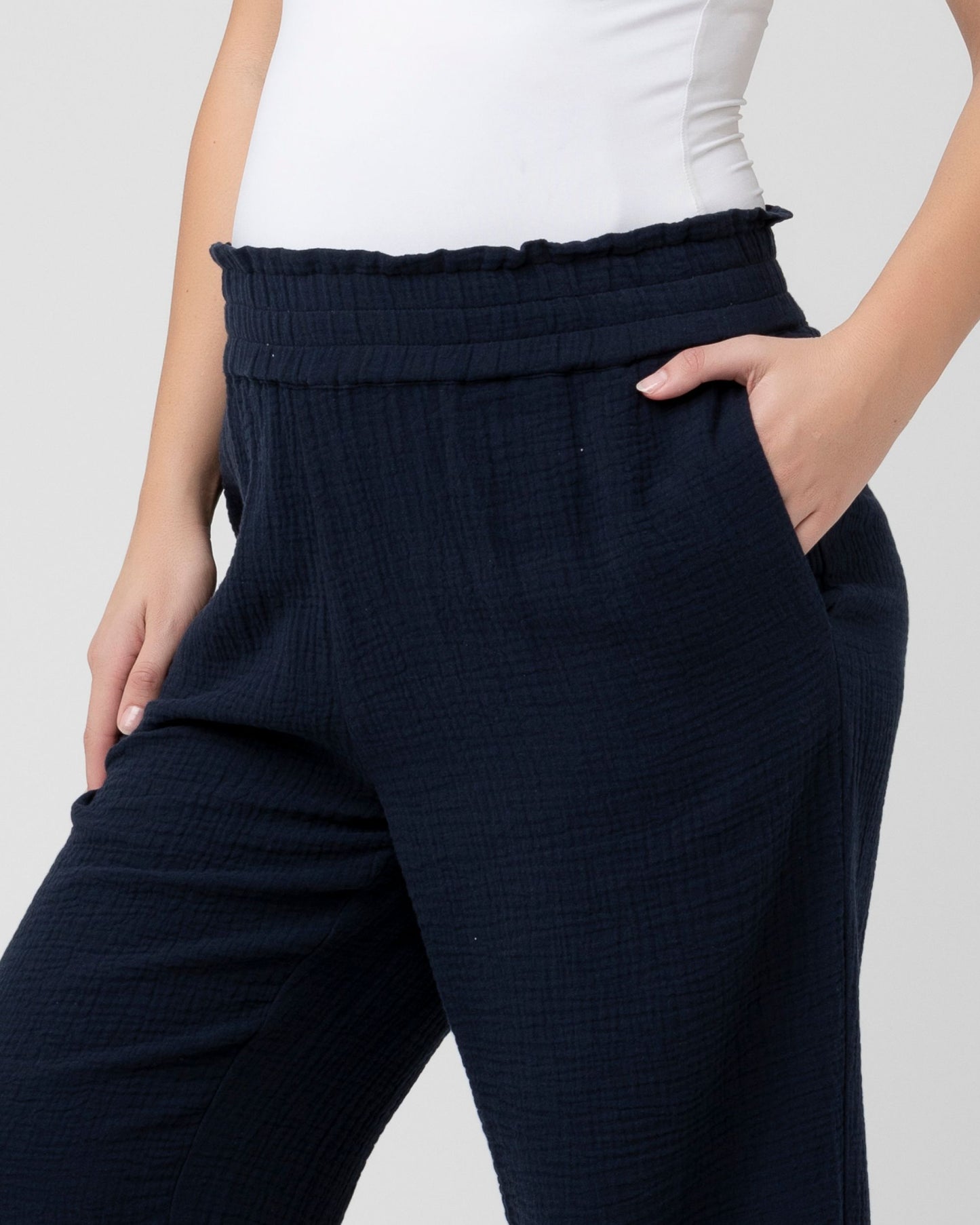 Ripe Cody Wide Leg Pant - Navy