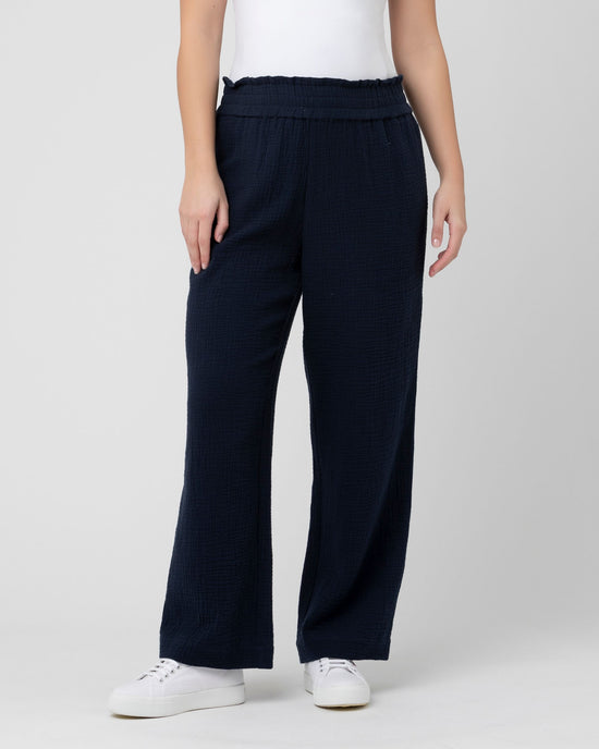 Ripe Cody Wide Leg Pant - Navy