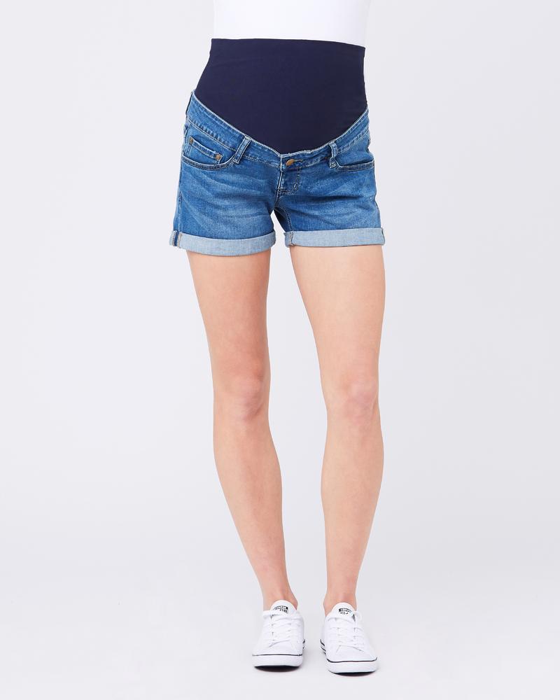 Ripe Denim Shorty Shorts - Blue