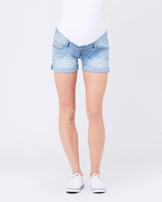 Ripe Denim Shorty Shorts - Light Wash