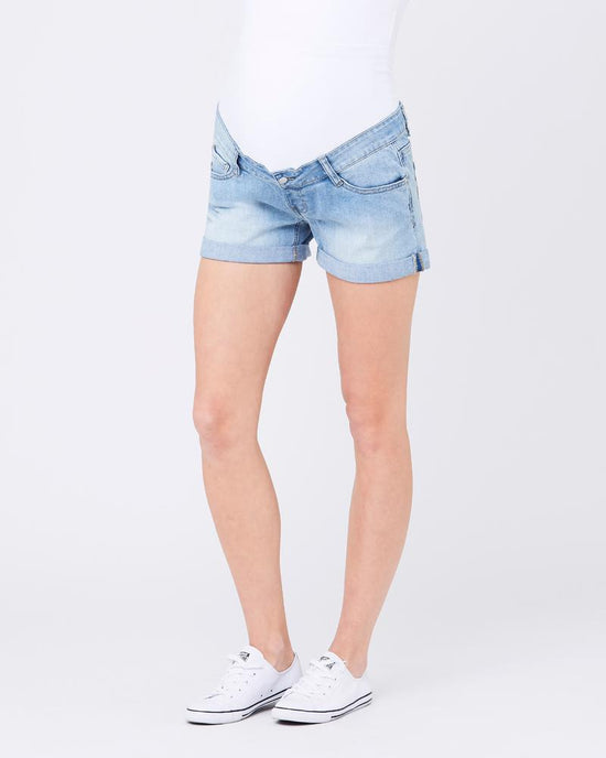 Ripe Denim Shorty Shorts - Light Wash