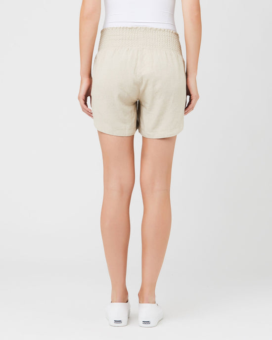 Ripe Indi Shirred Short - Natural