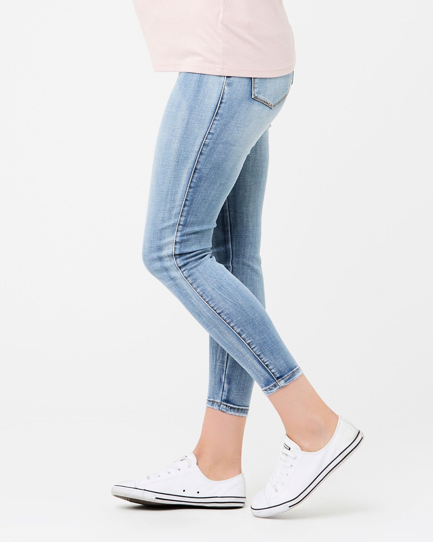 Ripe Isla Ankle Grazer Jegging - Pale Blue