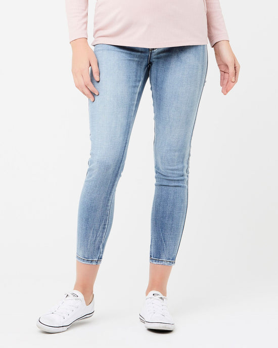 Ripe Isla Ankle Grazer Jegging - Pale Blue