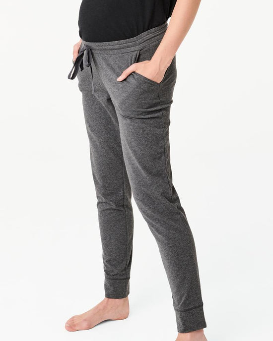 Ripe Jersey Joggers - Charcoal Marle