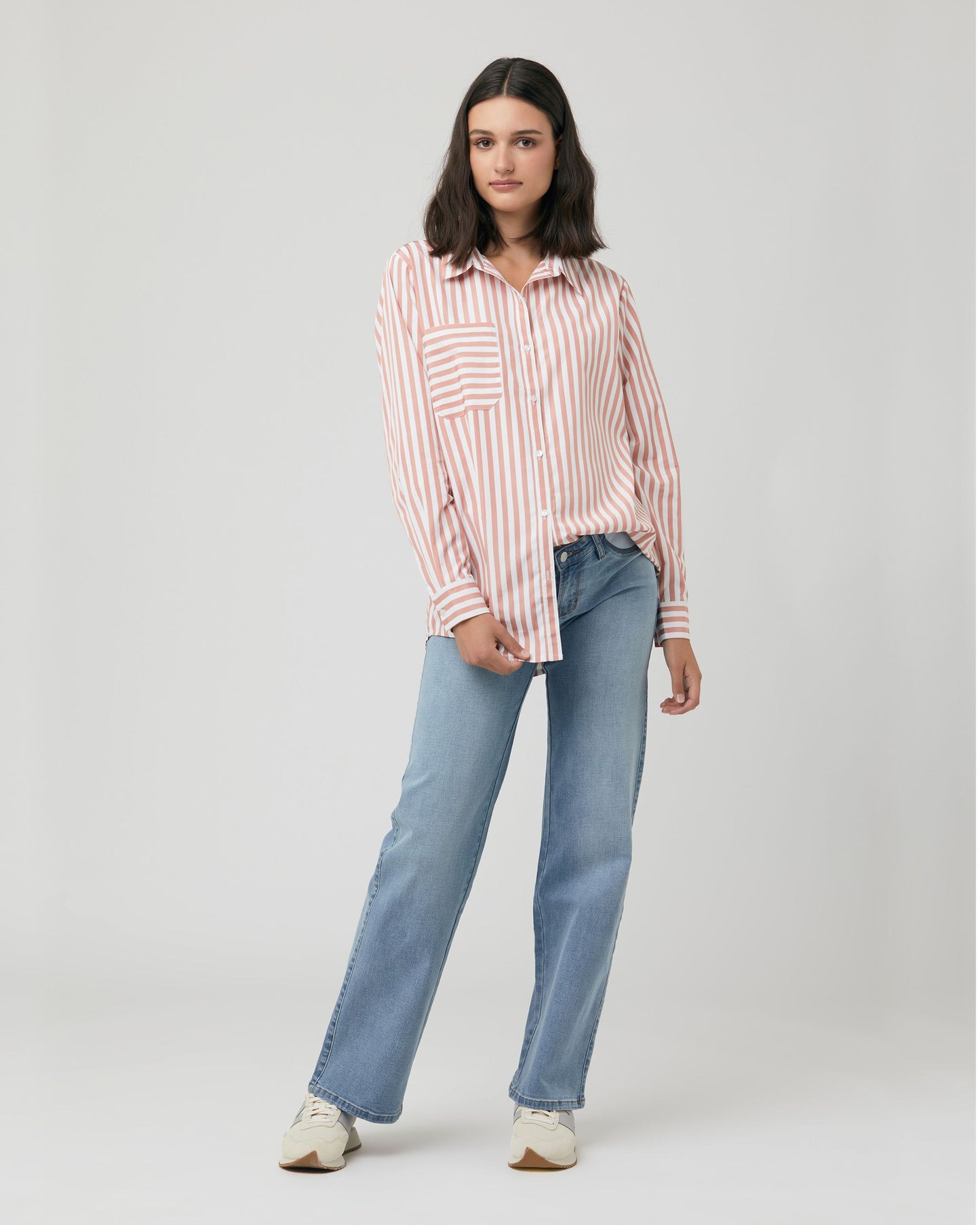 Ripe Kyle Wide Leg Jean - Light Blue