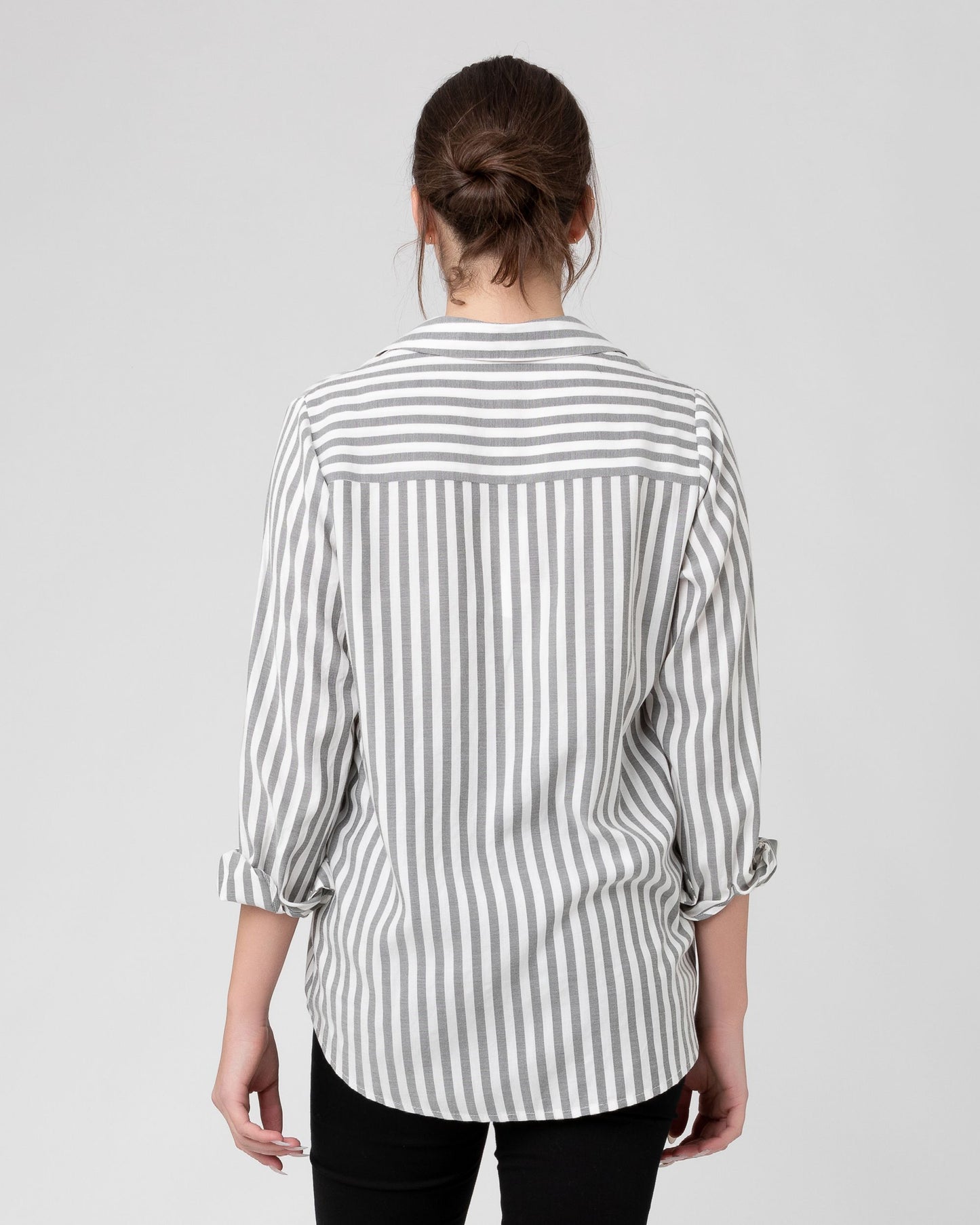 Ripe Lou Stripe Shirt Black/White