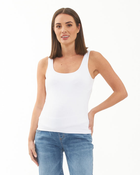 Ripe Luxe Knit Tank Top - White