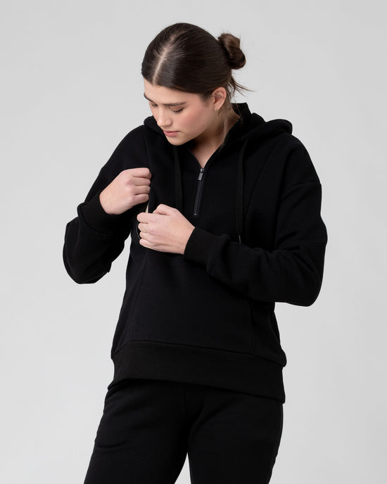 Ripe Nicky Nursing Hoodie - Black