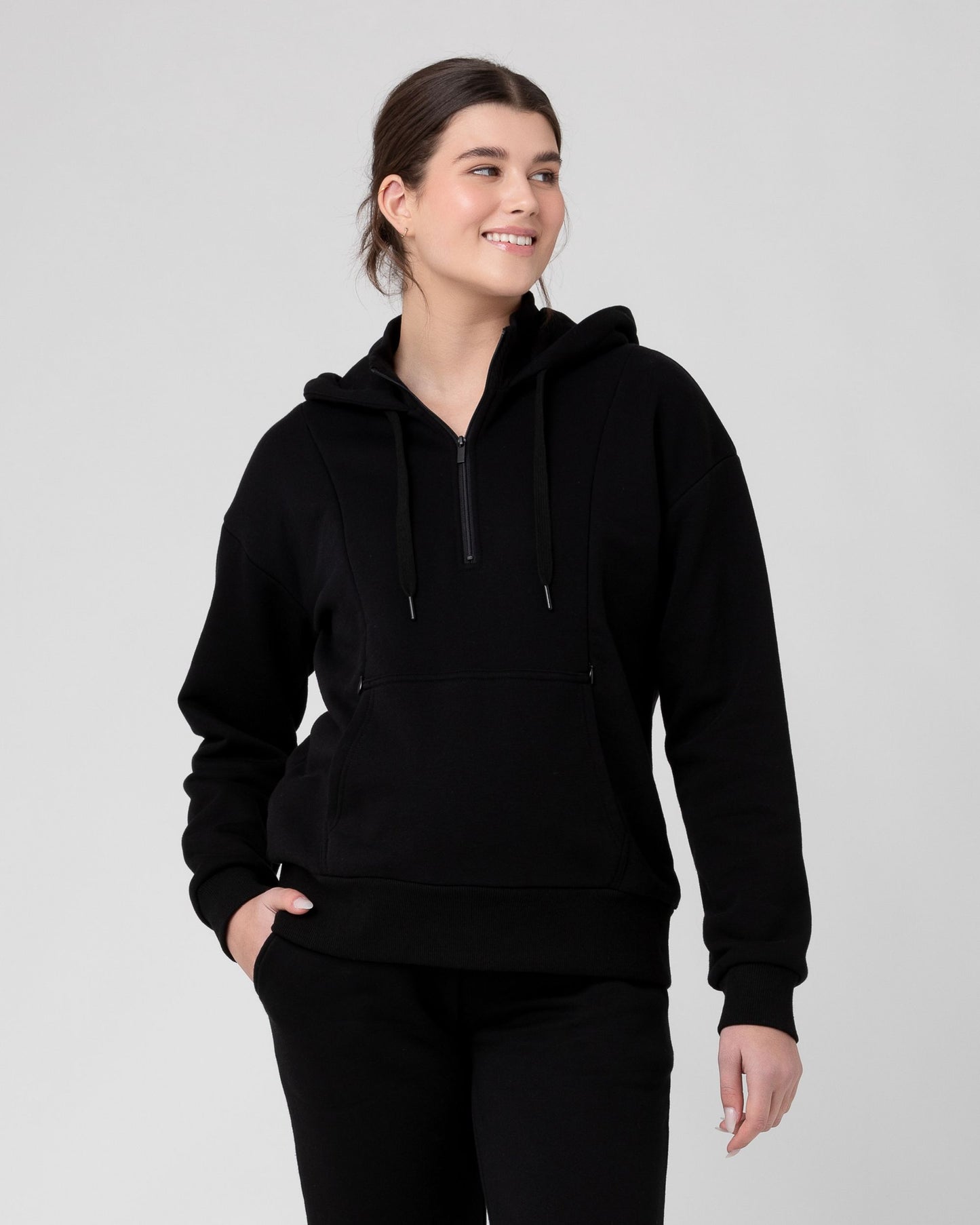 Ripe Nicky Nursing Hoodie - Black