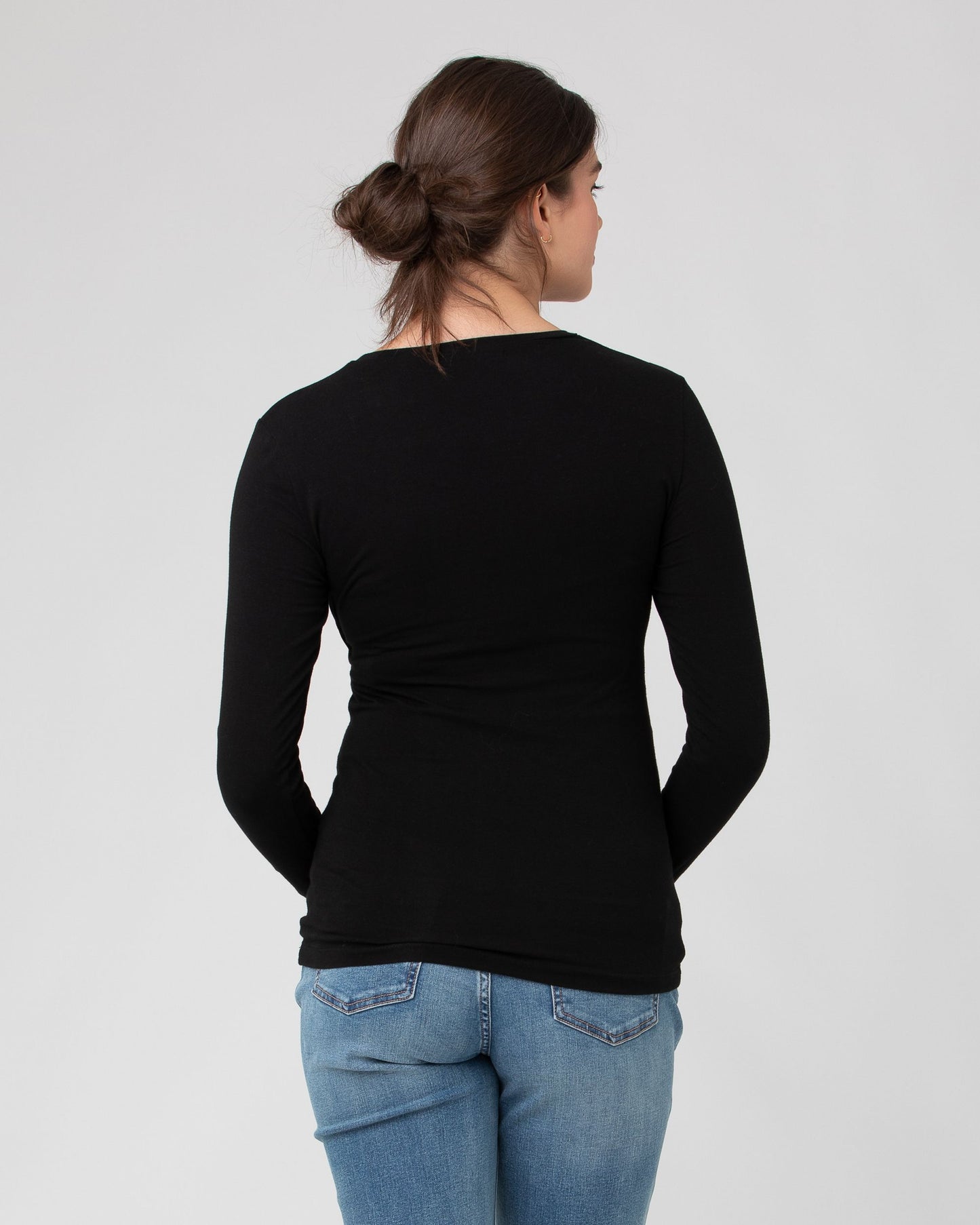 Ripe Organic Cotton Nursing Top W6369 - Black