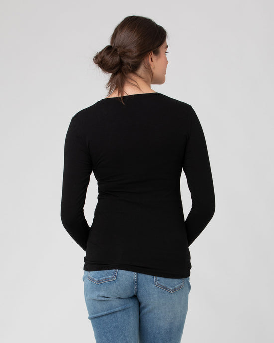 Ripe Organic Cotton Nursing Top W6369 - Black