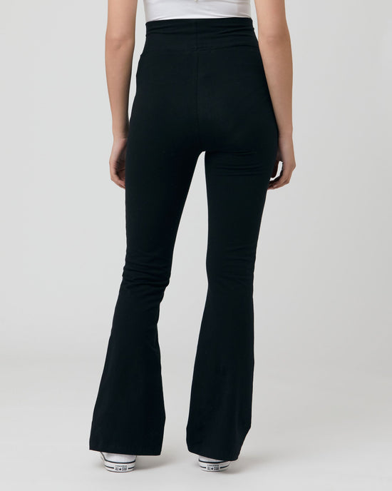 Ripe Organic Jersey Flare Pant - Black