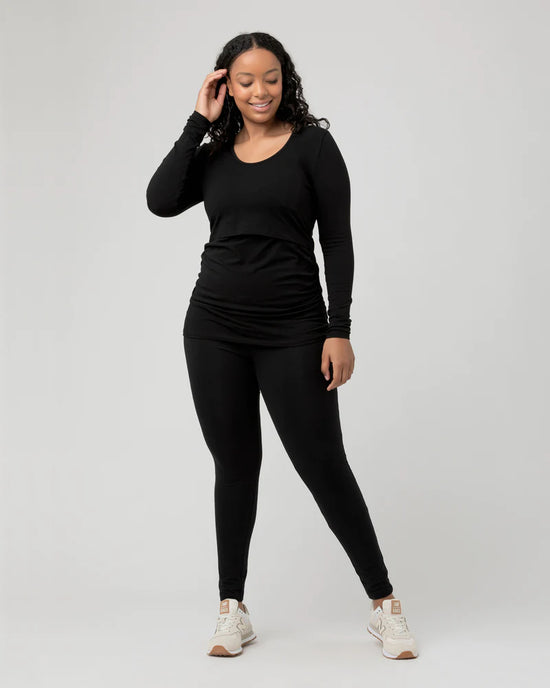 Ripe Organic Nursing Long Sleeve Top - Black