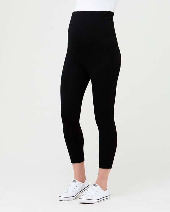 Ripe Org Over Bump 3/4 Legging - Black